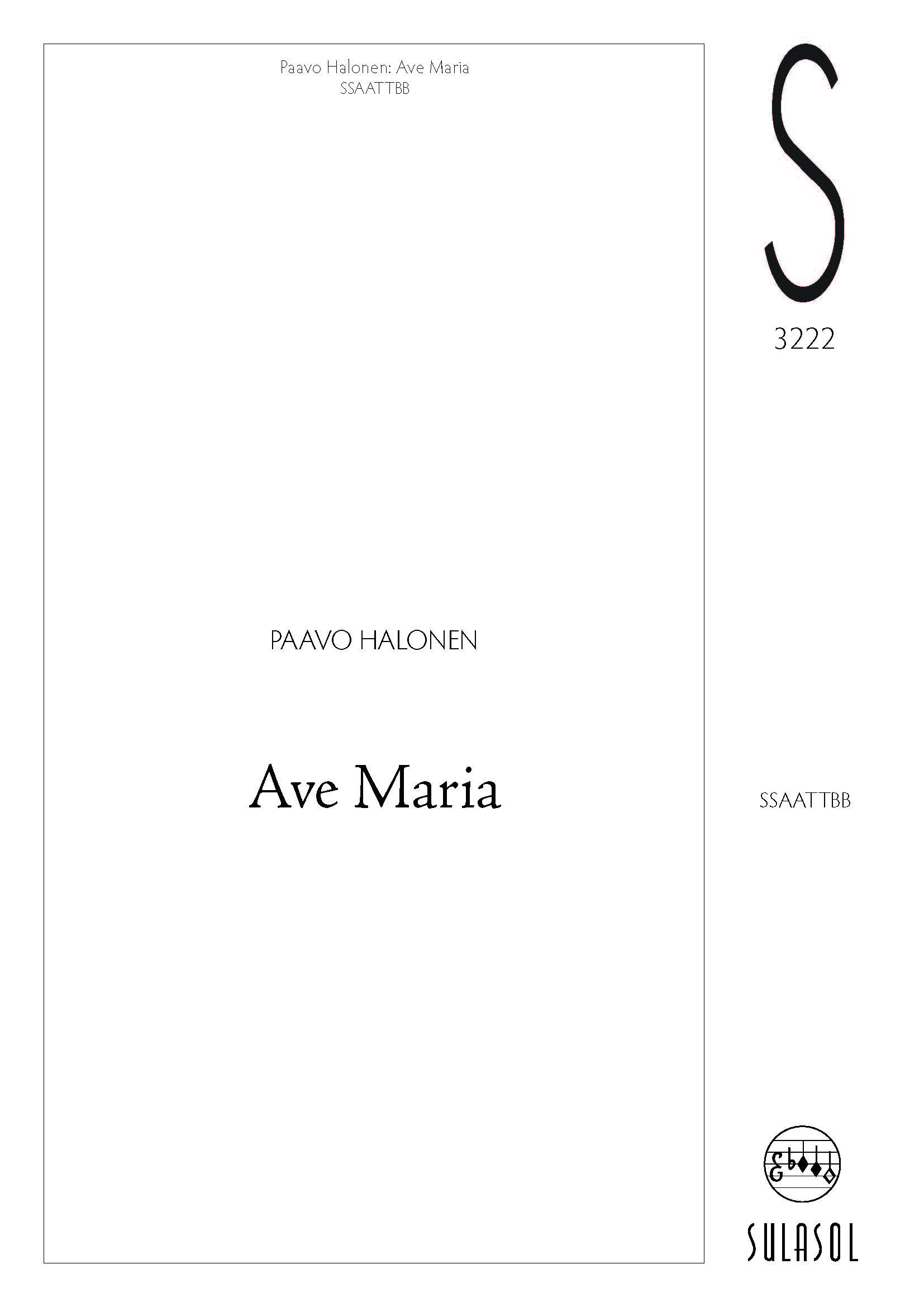 Ave Maria (Halonen)