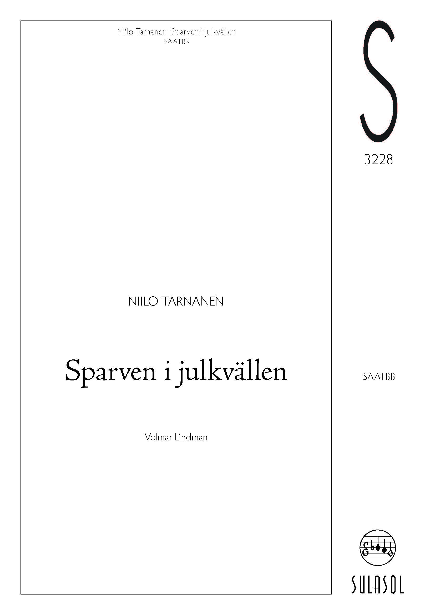 Sparven i julkvällen