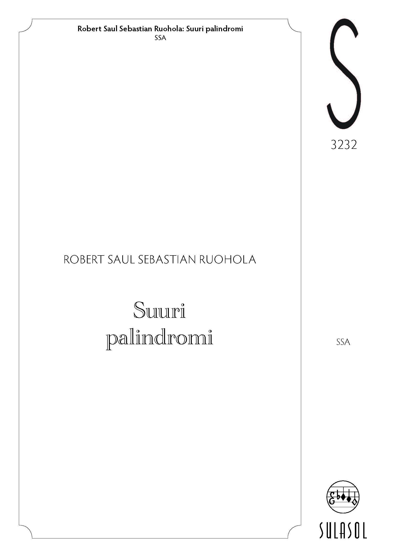Suuri palindromi
